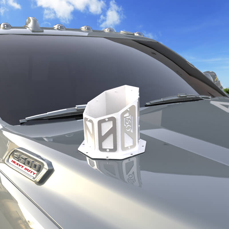6" Overlay Hood Stack
