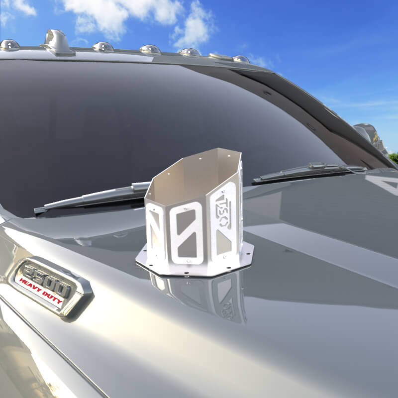 6" Overlay Hood Stack