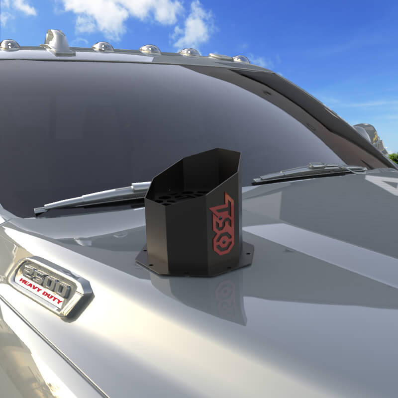 6" Octagon Hood Stack