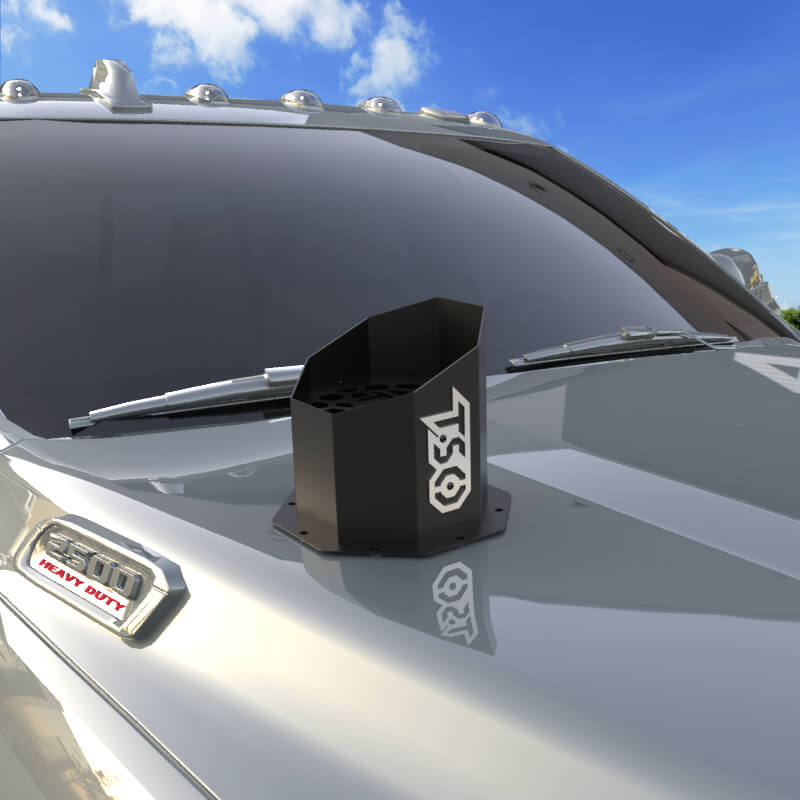 6" Octagon Hood Stack