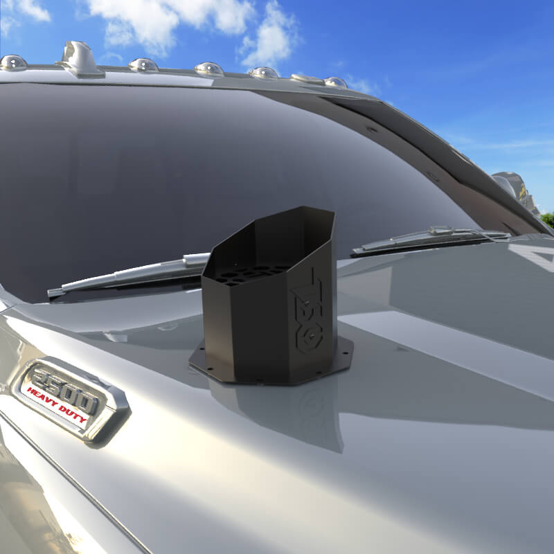 6" Octagon Hood Stack