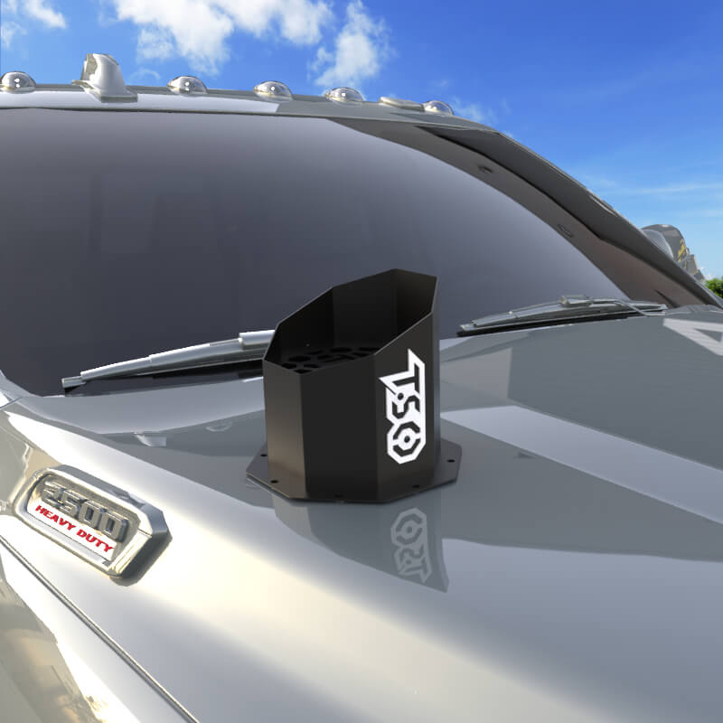 6" Octagon Hood Stack