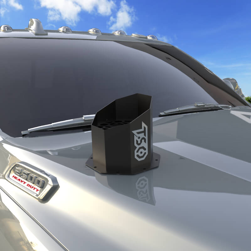 6" Octagon Hood Stack