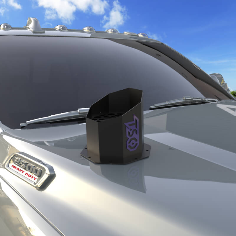 6" Octagon Hood Stack
