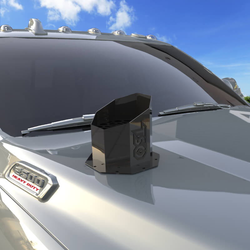 6" Octagon Hood Stack
