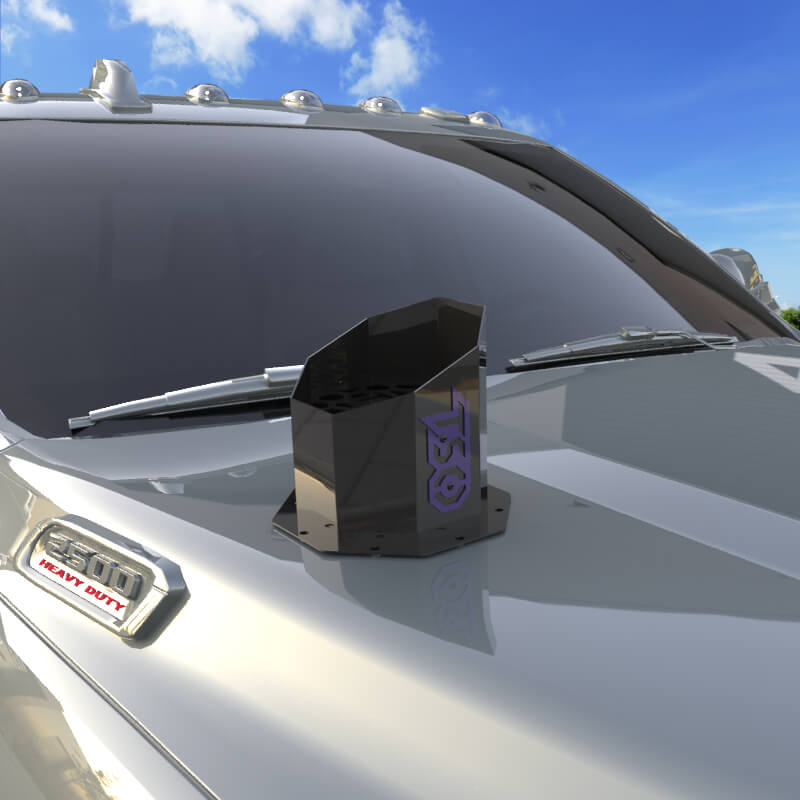 6" Octagon Hood Stack