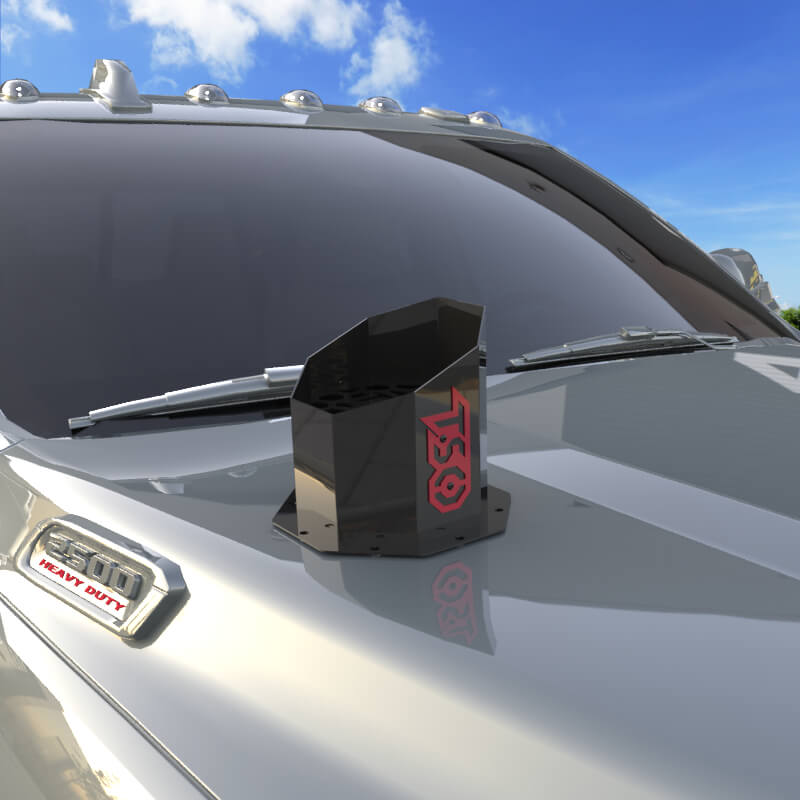 6" Octagon Hood Stack