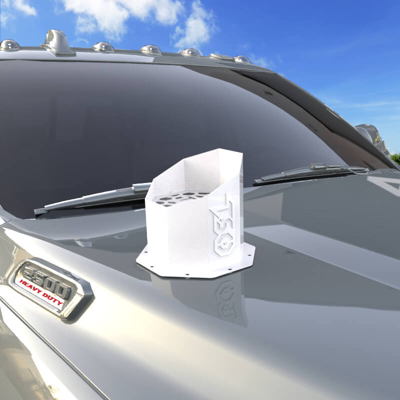 6" Octagon Hood Stack