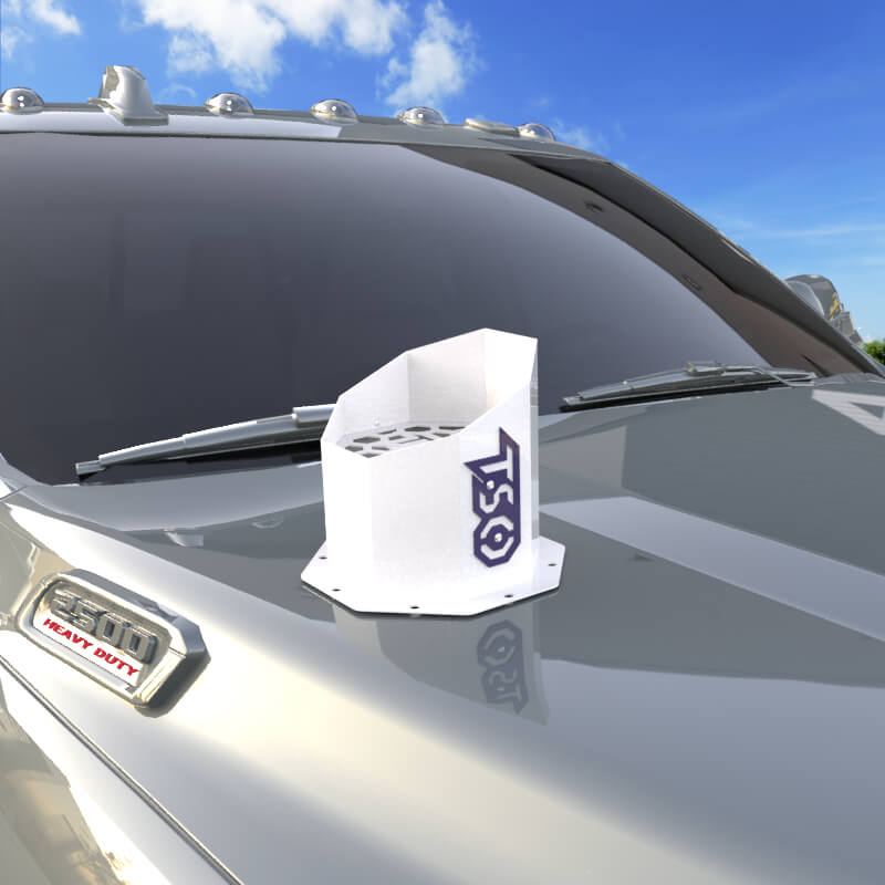 6" Octagon Hood Stack
