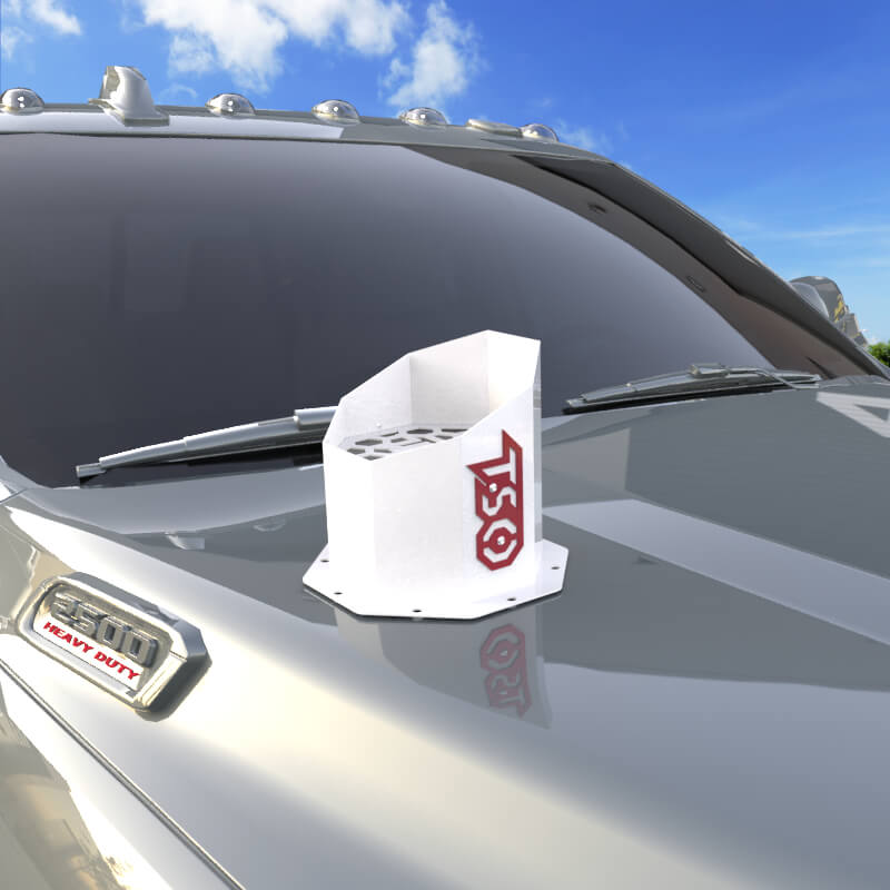 6" Octagon Hood Stack