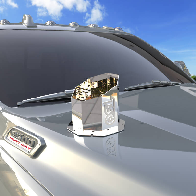 6" Octagon Hood Stack