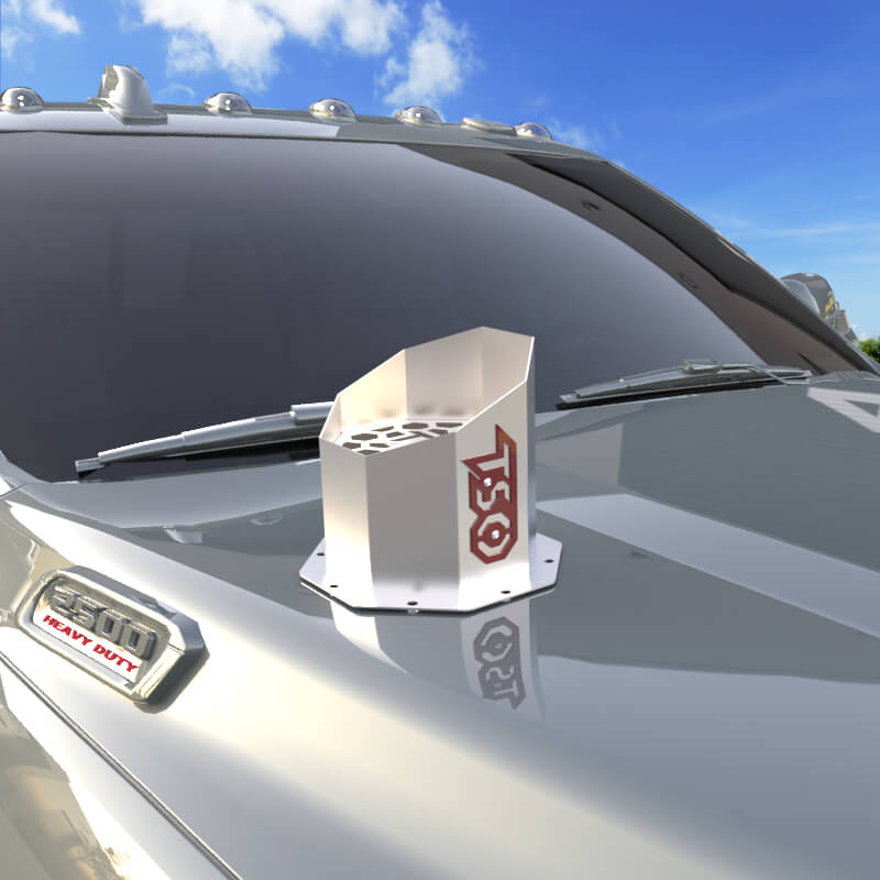 6" Octagon Hood Stack