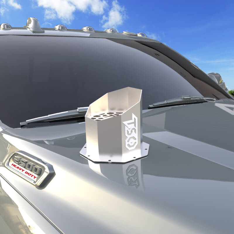 6" Octagon Hood Stack