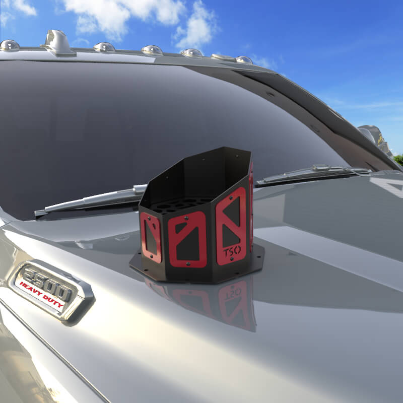 7" Overlay Hood Stack