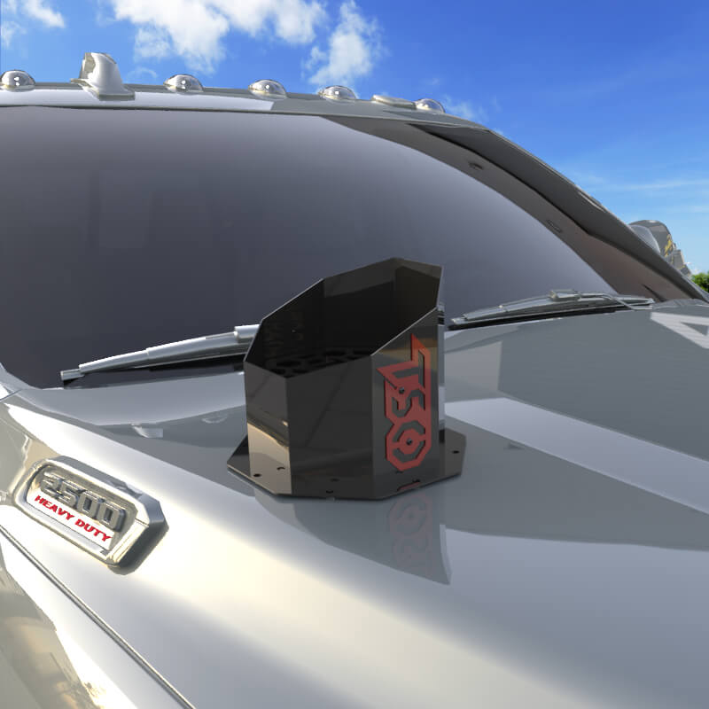 7" Octagon Hood Stack