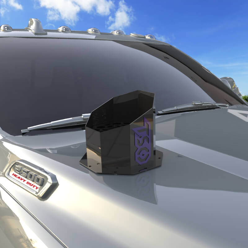7" Octagon Hood Stack