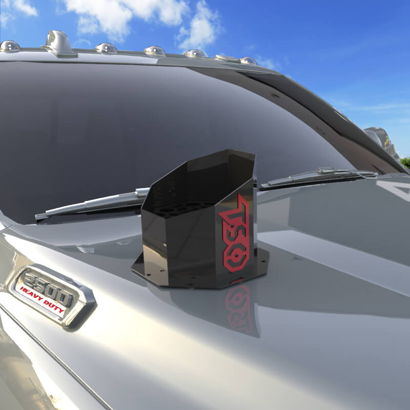 7" Octagon Hood Stack