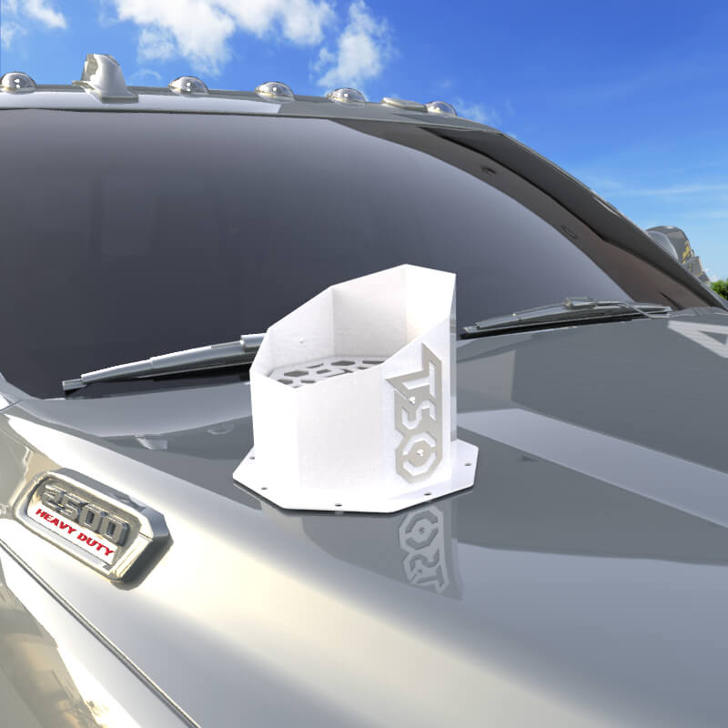 7" Octagon Hood Stack