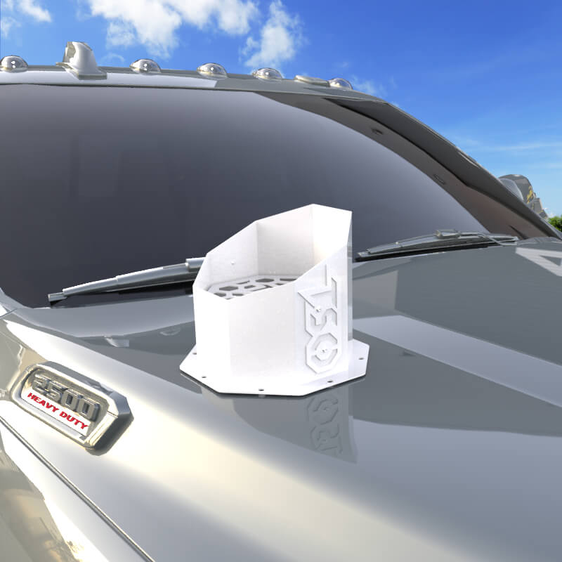 7" Octagon Hood Stack