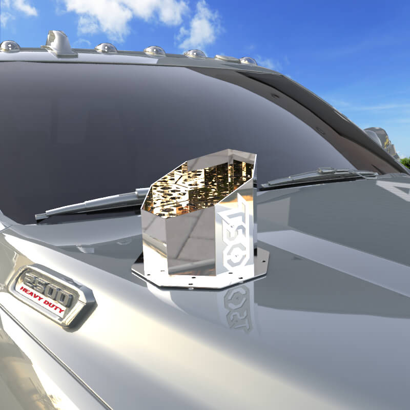 7" Octagon Hood Stack