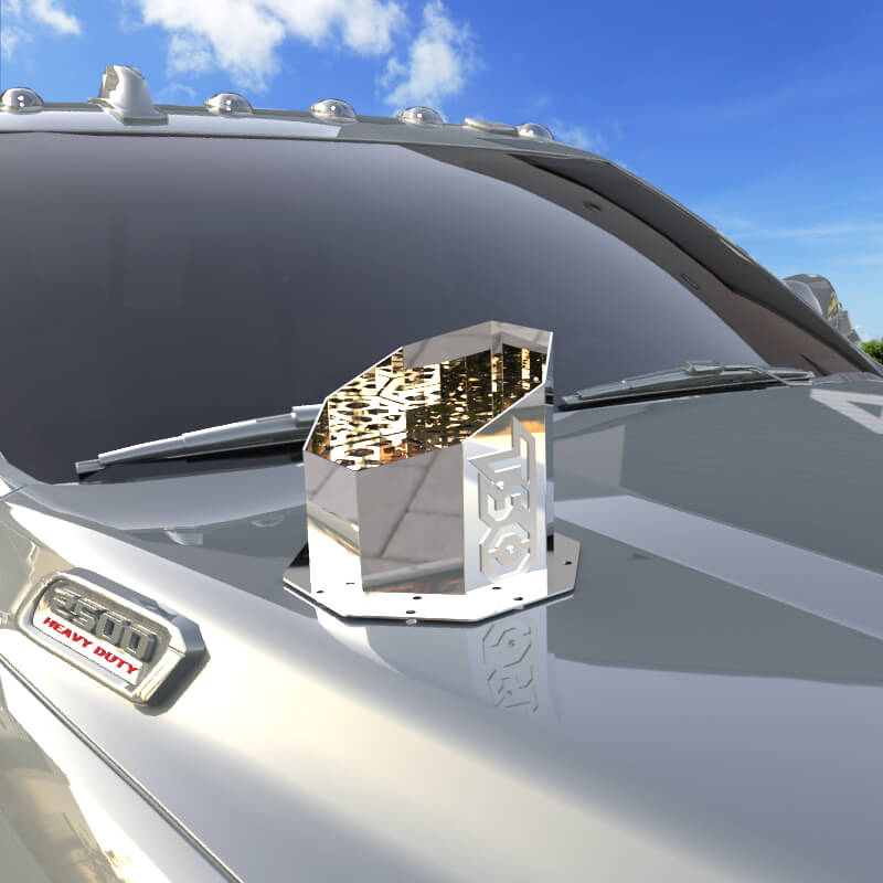 7" Octagon Hood Stack