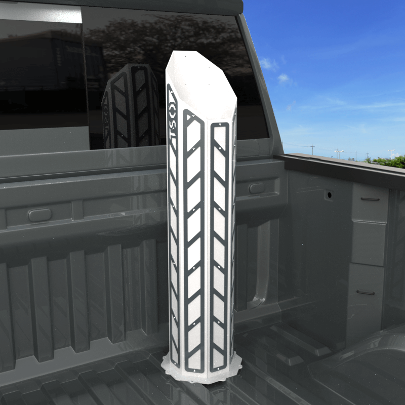 7" Overlay Miter Stack - 40" Height