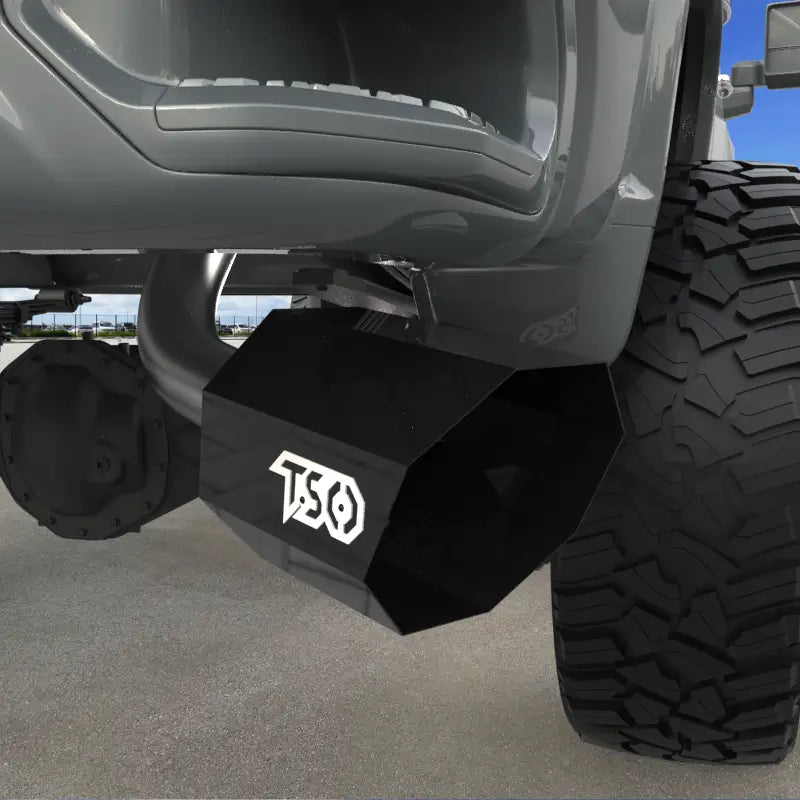 10" Octagon Exhaust Tip - Gloss Black