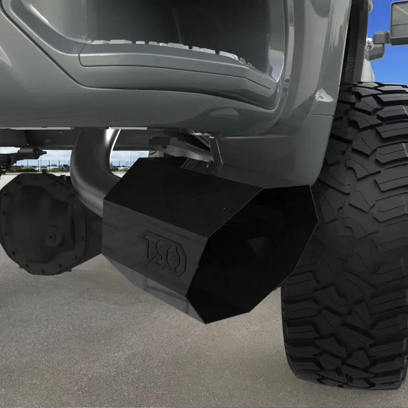 10" Octagon Exhaust Tip - Gloss Black