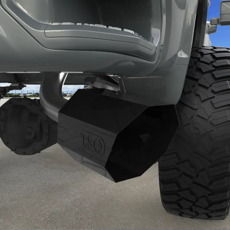 10" Octagon Exhaust Tip - Gloss Black