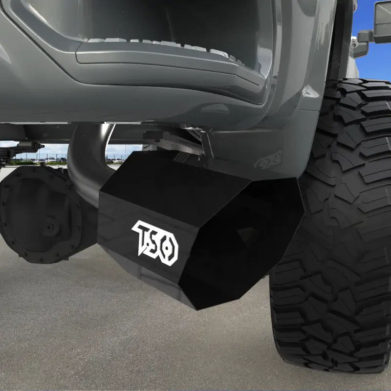 10" Octagon Exhaust Tip - Gloss Black