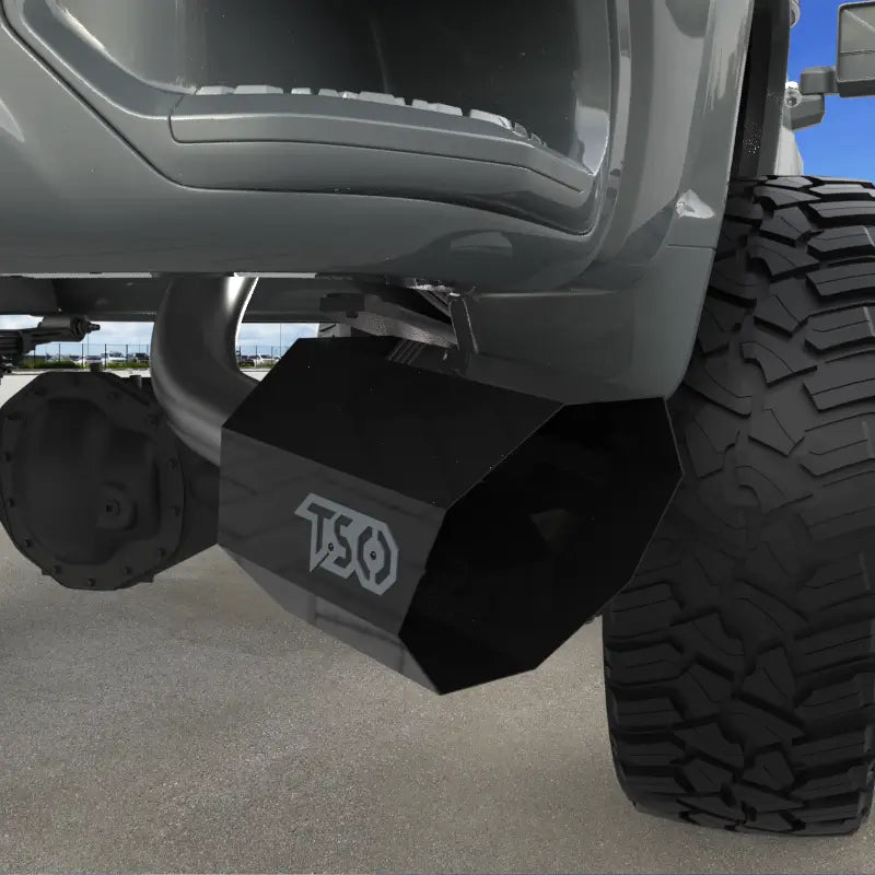 10" Octagon Exhaust Tip - Gloss Black