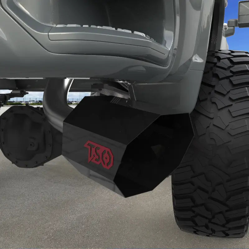 10" Octagon Exhaust Tip - Gloss Black