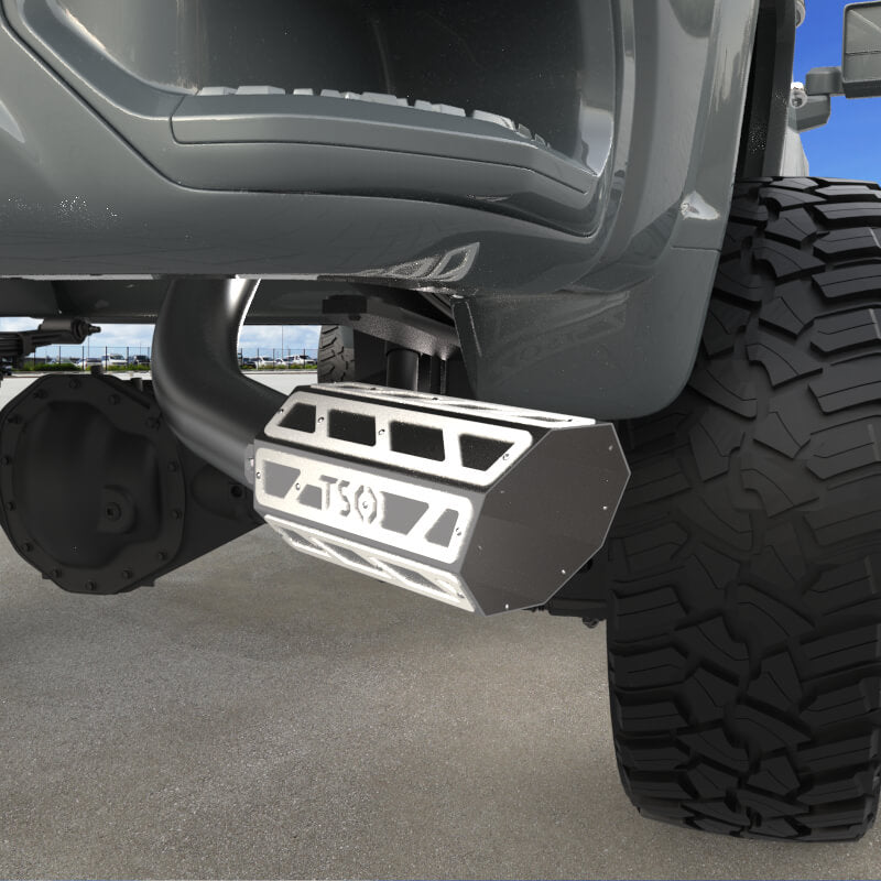 6" Overlay Exhaust Tip - Raw