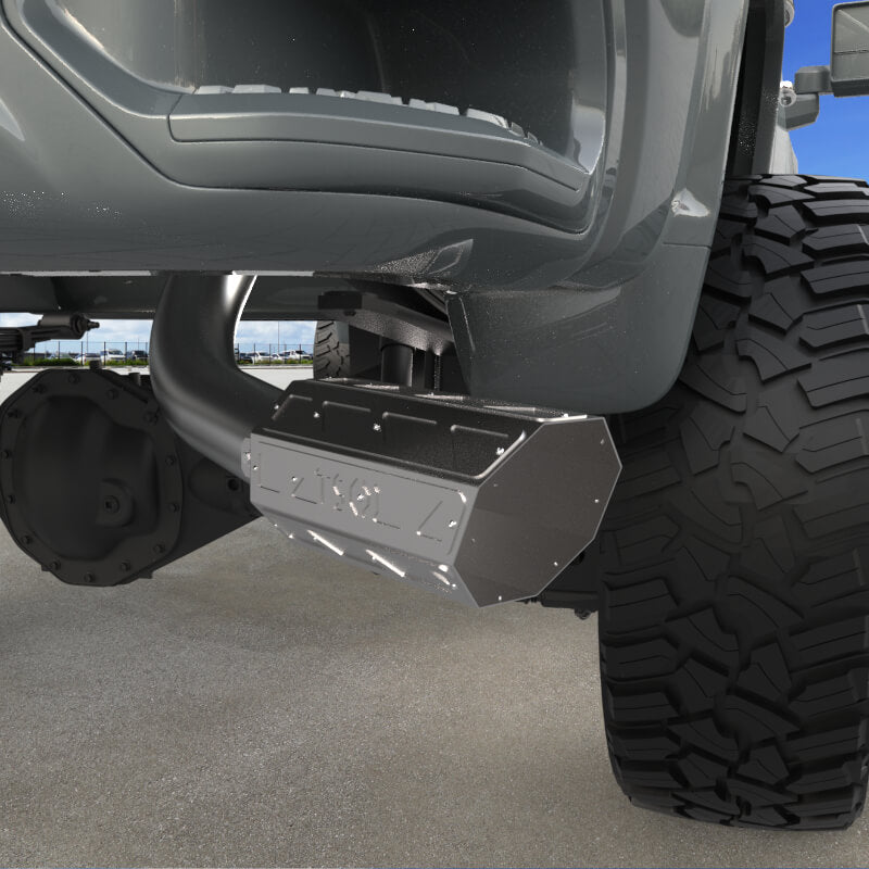 6" Overlay Exhaust Tip - Raw