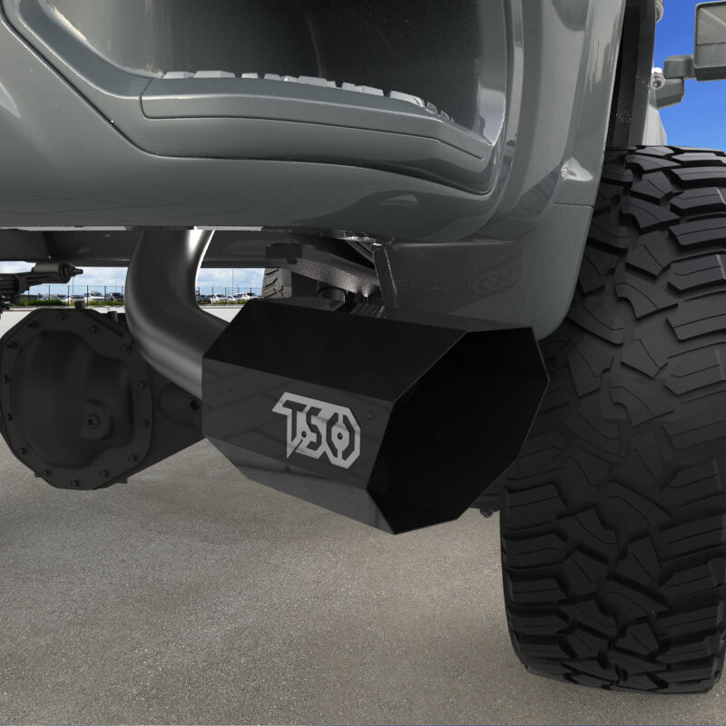 8" Octagon Exhaust Tip - Gloss Black