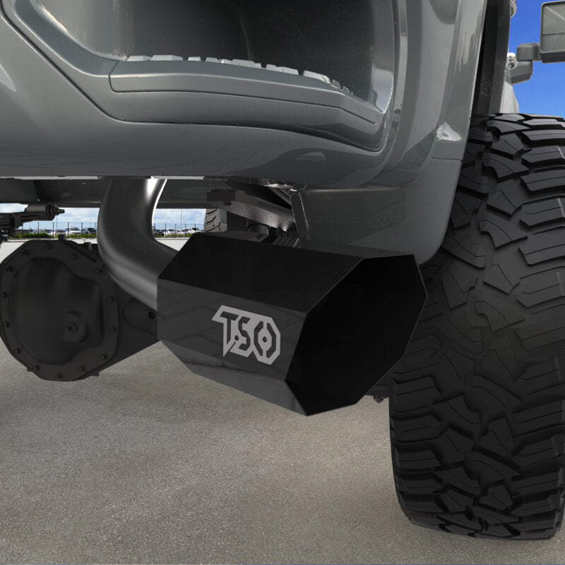 8" Octagon Exhaust Tip - Gloss Black