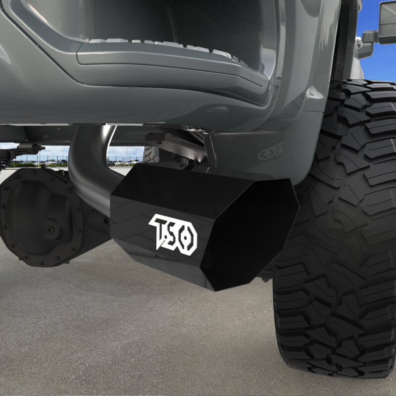 8" Octagon Exhaust Tip - Gloss Black