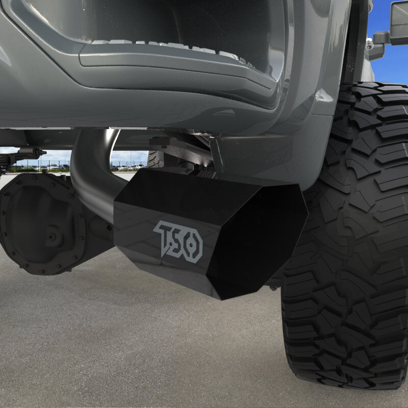 8" Octagon Exhaust Tip - Gloss Black