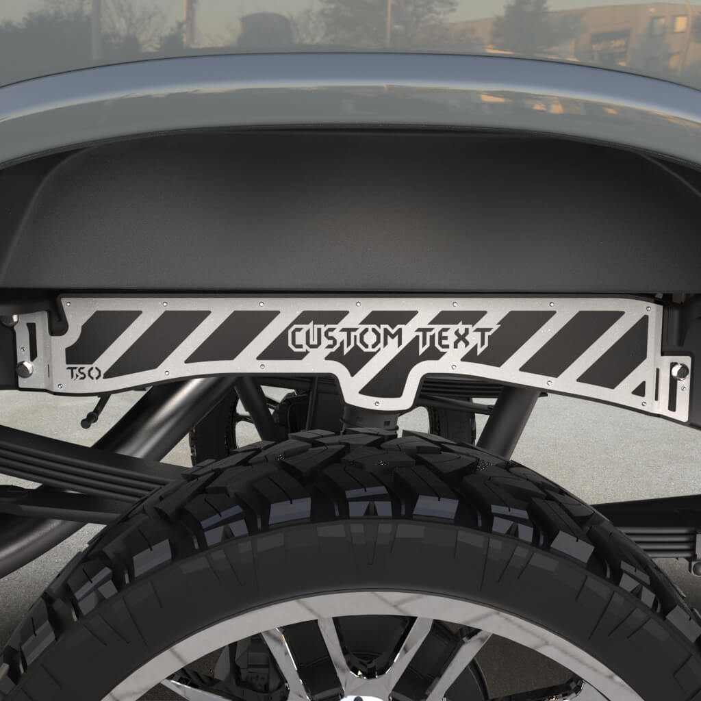 TSOiD 20+ GM 2500 Rear Frame Overlays - Personalized