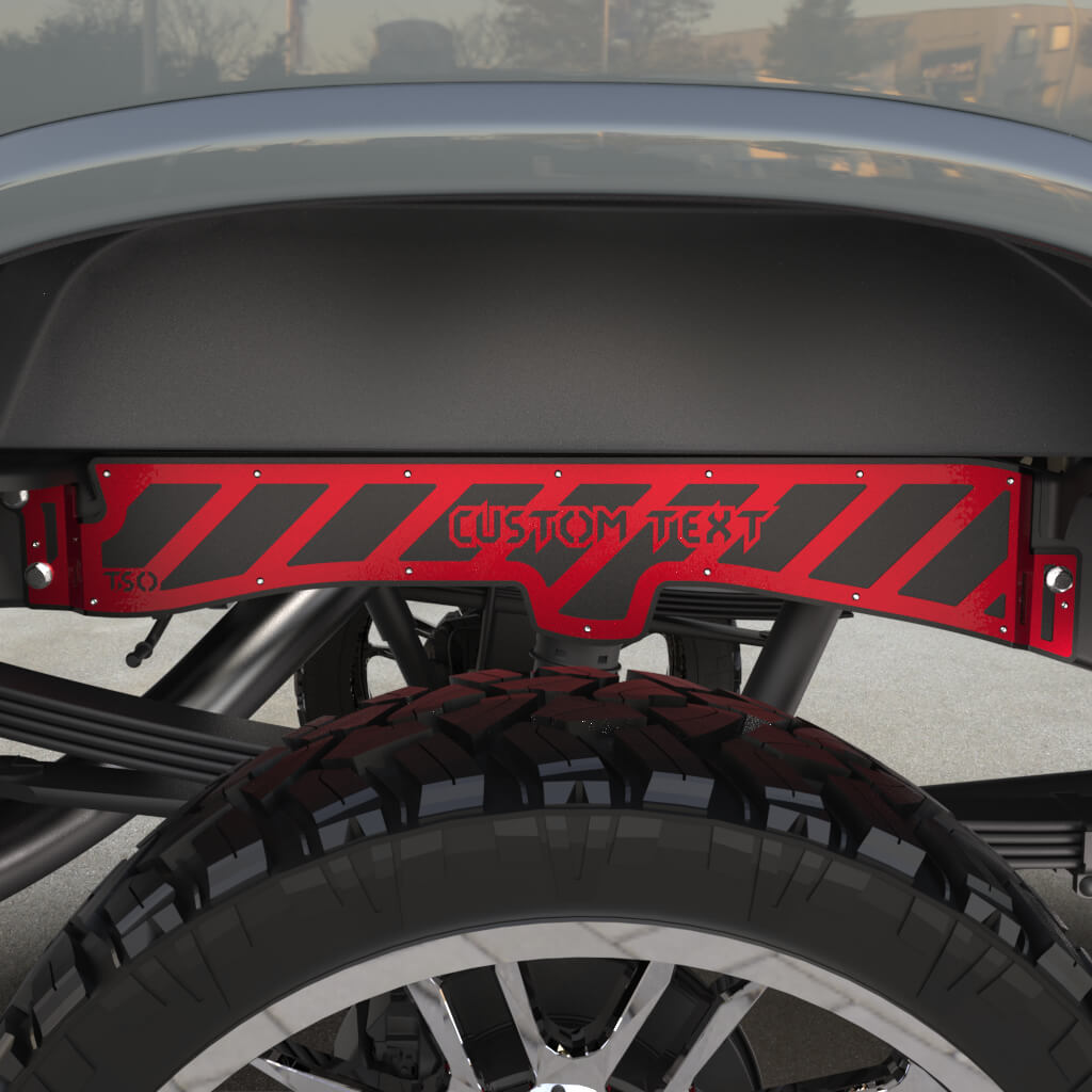 TSOiD 20+ GM 2500 Rear Frame Overlays - Personalized