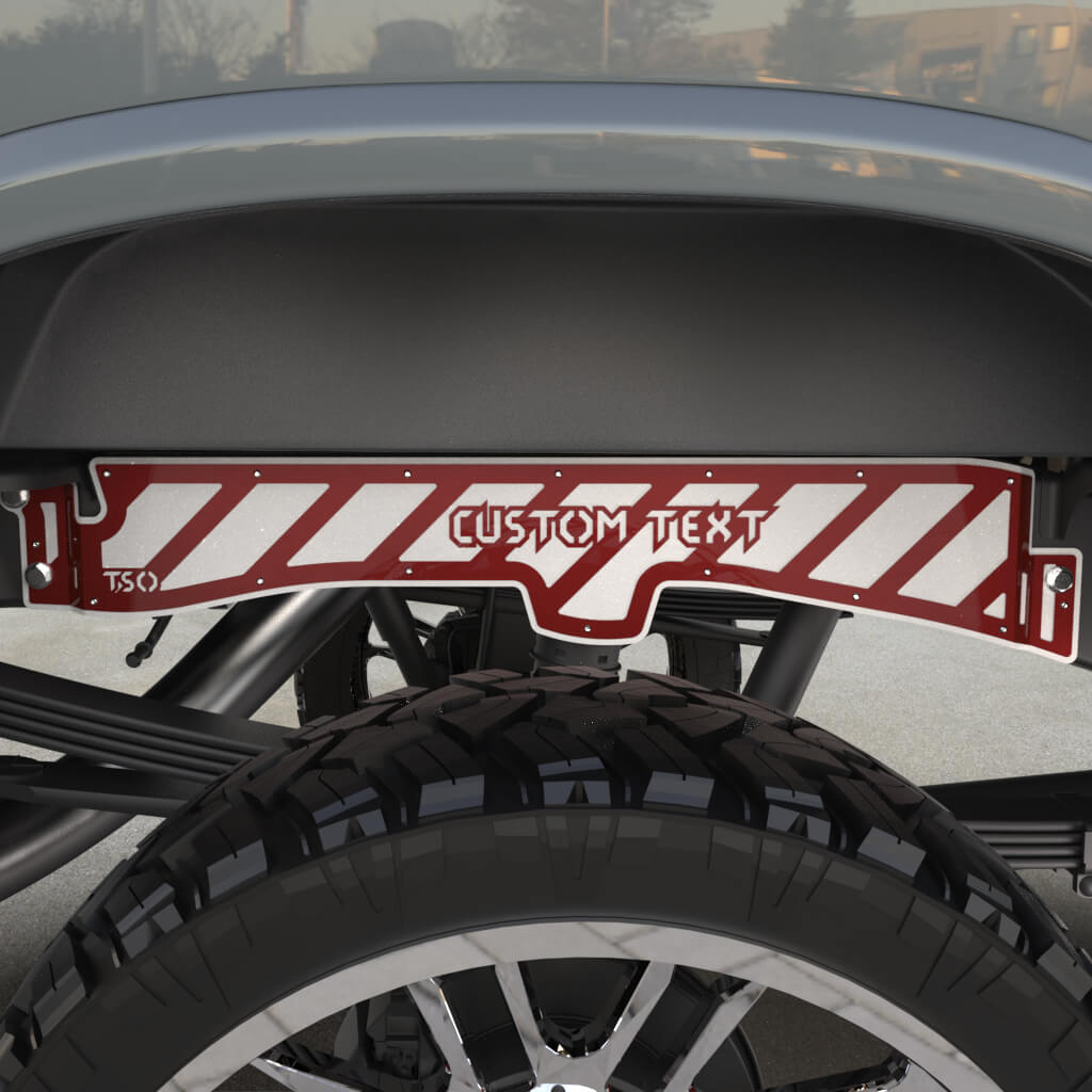TSOiD 20+ GM 2500 Rear Frame Overlays - Personalized