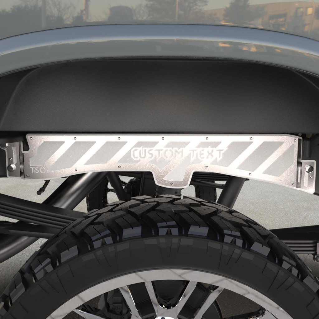 TSOiD 20+ GM 2500 Rear Frame Overlays - Personalized