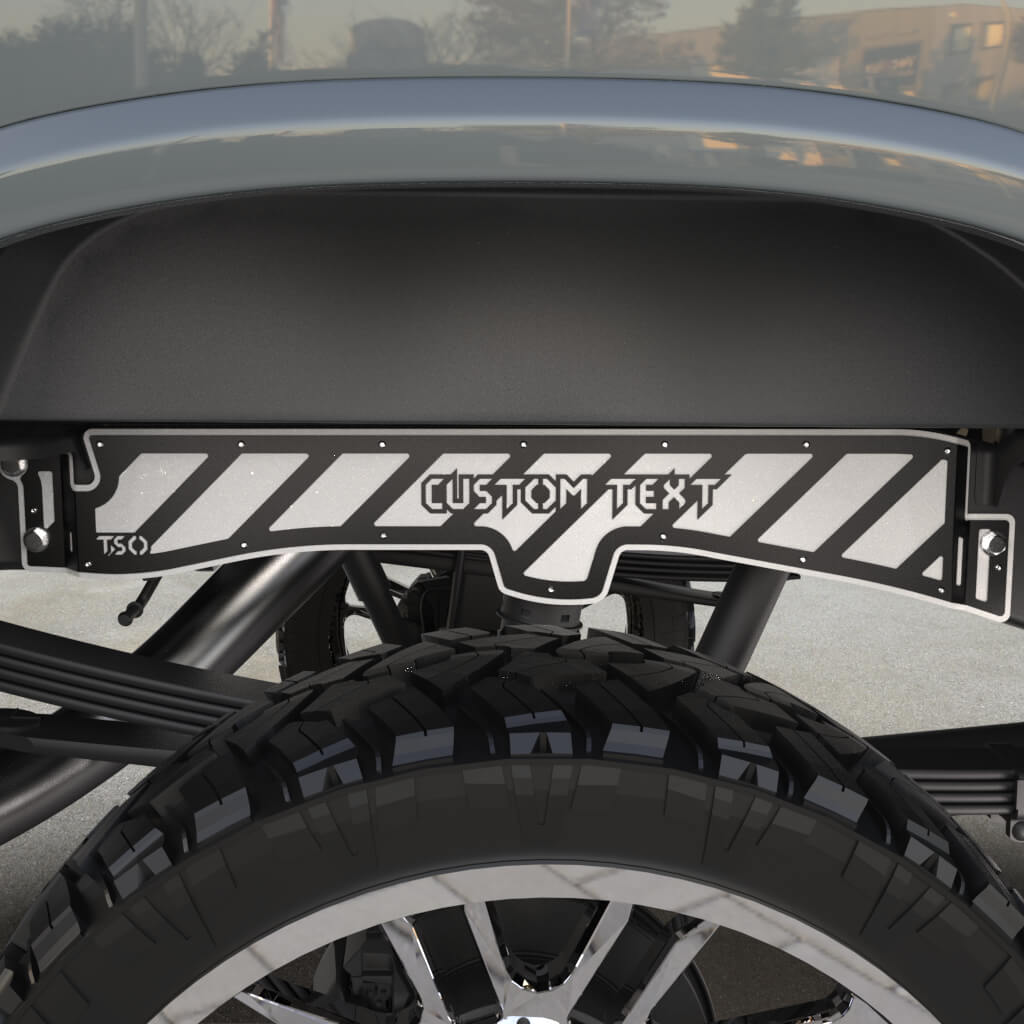 TSOiD 20+ GM 2500 Rear Frame Overlays - Personalized