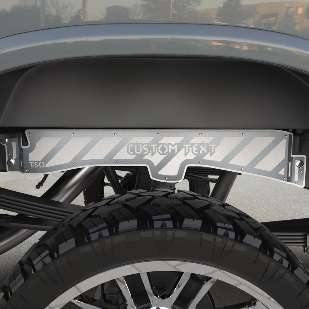 TSOiD 20+ GM 2500 Rear Frame Overlays - Personalized