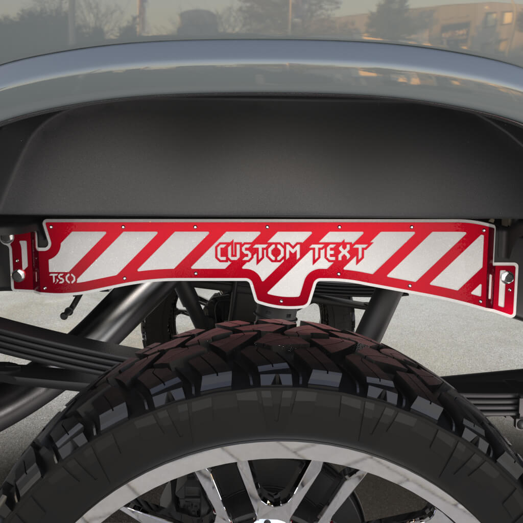 TSOiD 20+ GM 2500 Rear Frame Overlays - Personalized