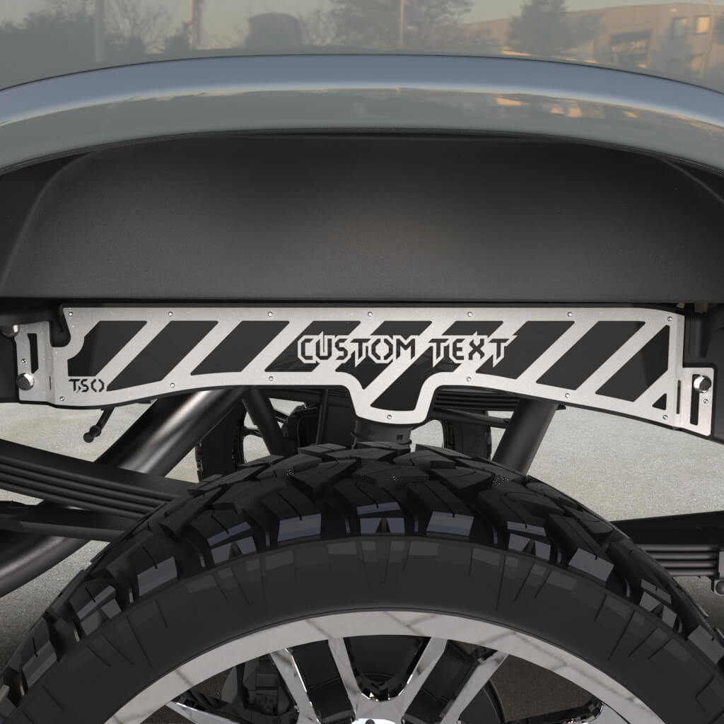 TSOiD 20+ GM 2500 Rear Frame Overlays - Personalized