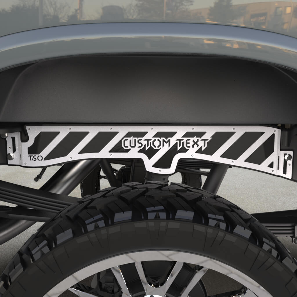 TSOiD 20+ GM 2500 Rear Frame Overlays - Personalized