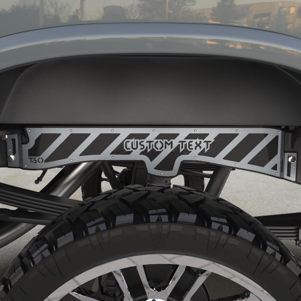 TSOiD 20+ GM 2500 Rear Frame Overlays - Personalized