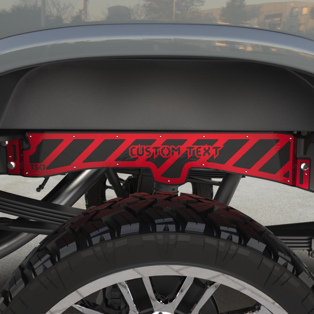 TSOiD 20+ GM 2500 Rear Frame Overlays - Personalized