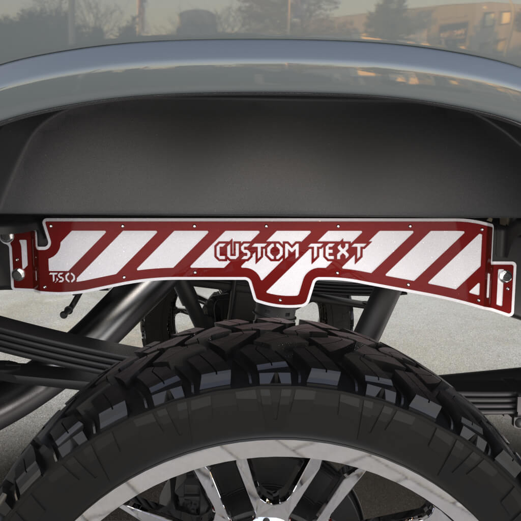TSOiD 20+ GM 2500 Rear Frame Overlays - Personalized
